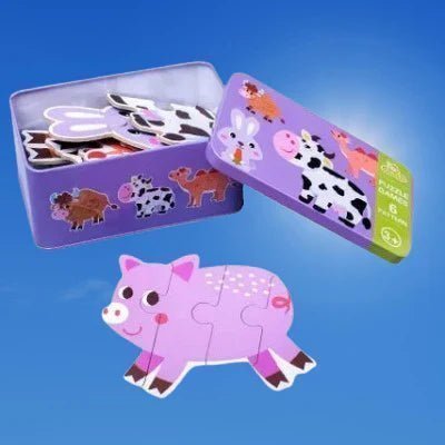 Puzzle Montessori - BabyPuzzle™ - Bétail - Mon Bébé s'Éveille