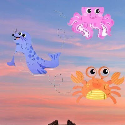 Puzzle Montessori - BabyPuzzle™ - Océan - Mon Bébé s'Éveille