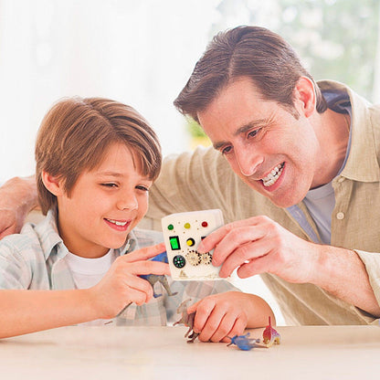 Tableau Montessori - BusyBoardCircuit™ - Boussole - Mon Bébé s'Éveille