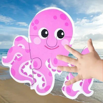 Puzzle Montessori - BabyPuzzle™ - Océan - Mon Bébé s'Éveille