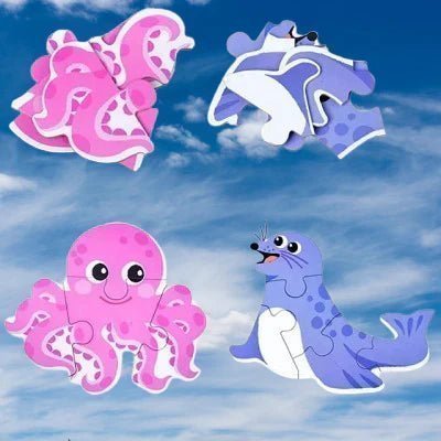 Puzzle Montessori - BabyPuzzle™ - Océan - Mon Bébé s'Éveille
