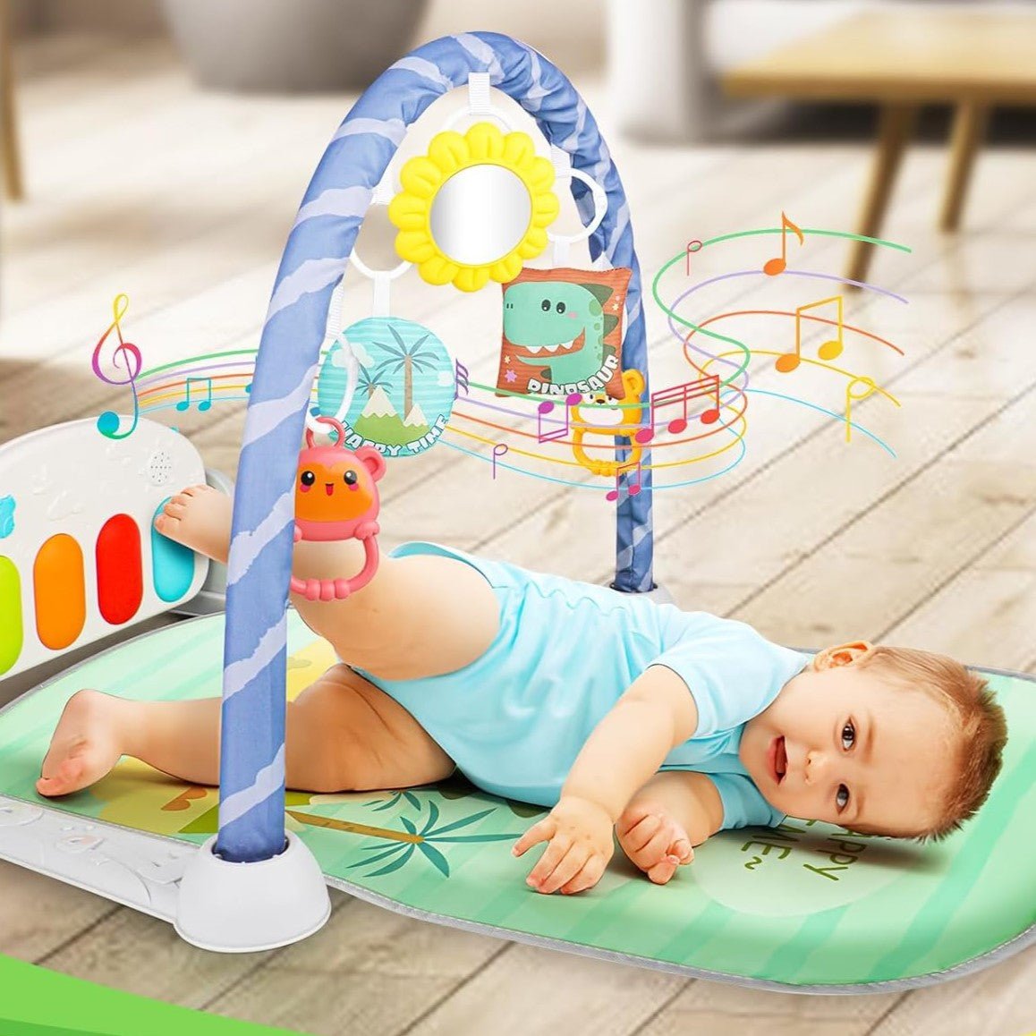 Tapis d’Éveil - KiddoMat™ - Douce Nature - Mon Bébé s'Éveille