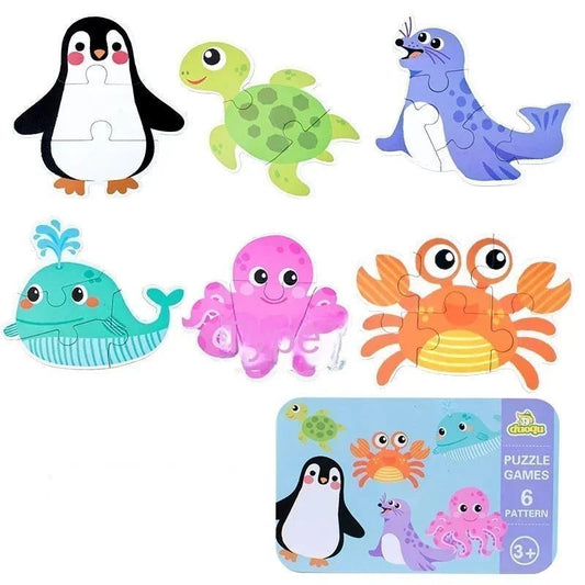 Puzzle Montessori - BabyPuzzle™ - Océan - Mon Bébé s'Éveille