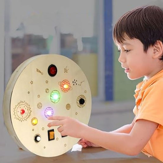 Tableau Montessori - BusyBoardCircuit™ - Firmament - Mon Bébé s'Éveille