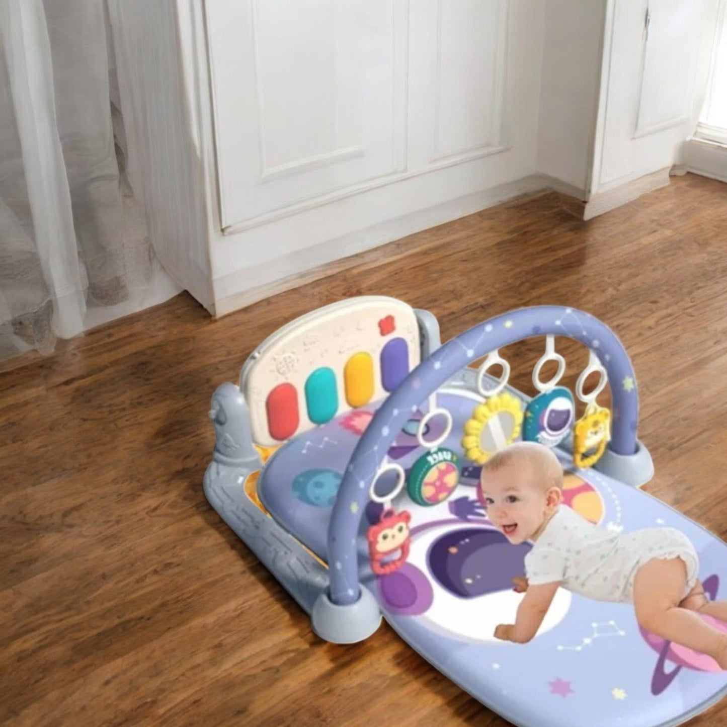 Tapis d’Éveil - KiddoMat™ - Voyage Galactique - Mon Bébé s'Éveille